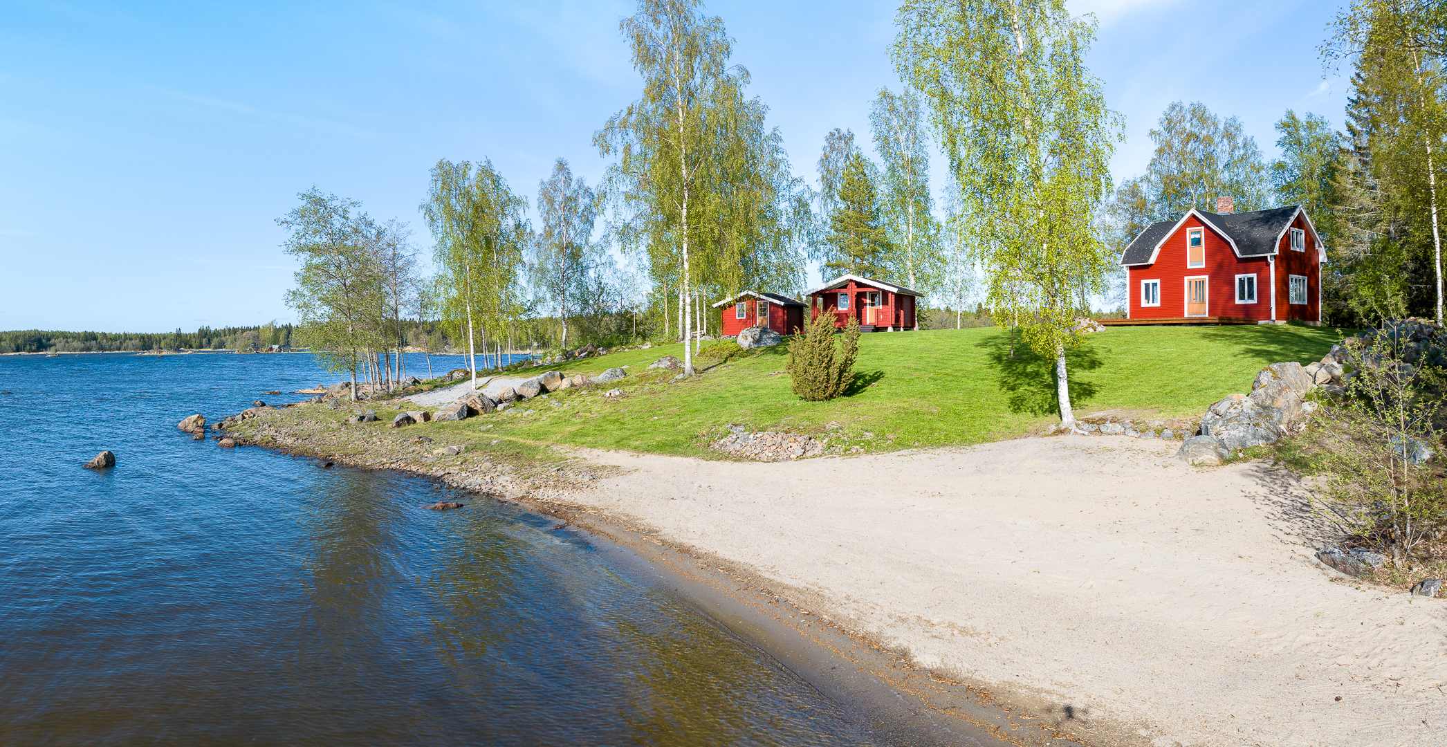 <b>Malax, Kaviskarsvgen 88 b</b>, Strandfastighet, Sommarstuga 80 m, strandbastu, tomt 5530 m 