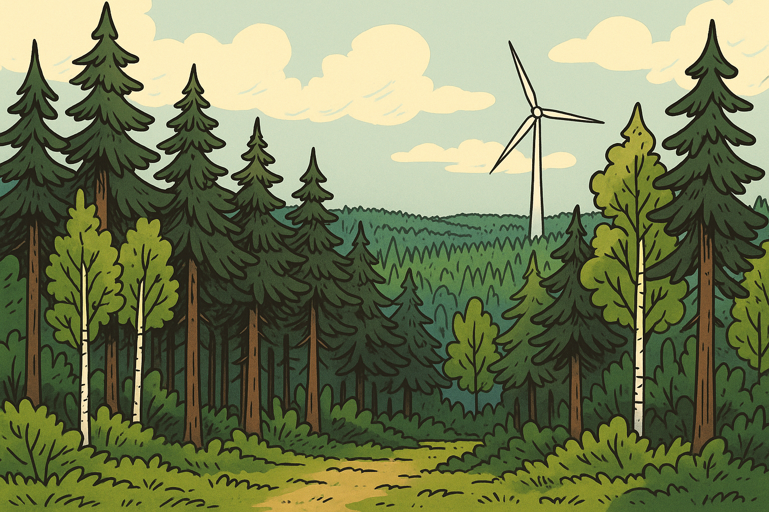 Skog i Malax